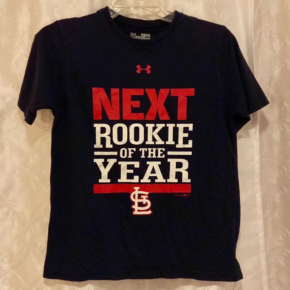 Under Armour St. Louis Cardinals Next Rookie of the Year Shirt Size YMD 🔥